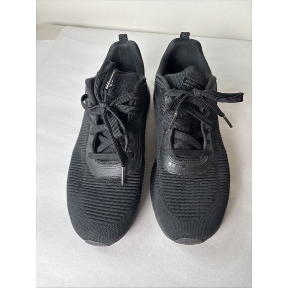 Skechers Bobs Womens Black Athletic Shoe Size 10 Lace Up Comfort Sport Travel - Picture 3 of 10